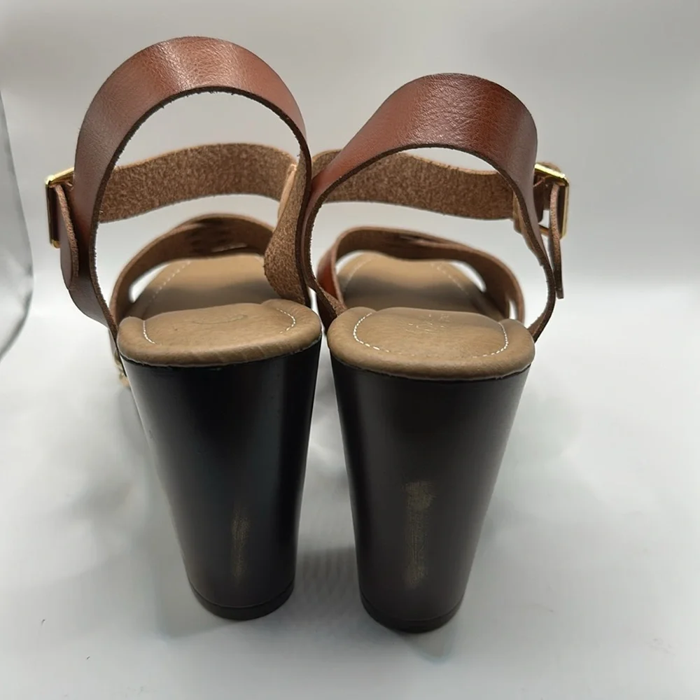 Brown Strappy Women's Sandals size 11